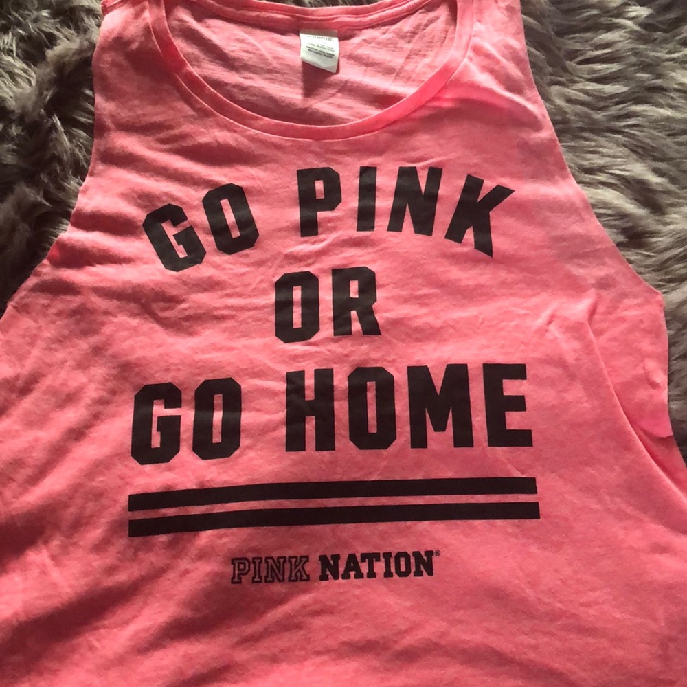 Victoria secret pink muscle tee